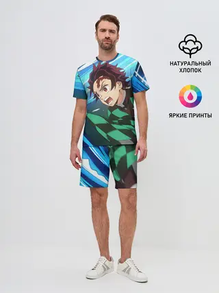 Мужской костюм с шортами / Клинок рассекающий демонов