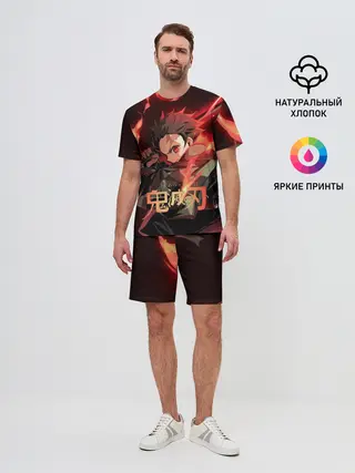 Мужской костюм с шортами / Клинок рассекающий демонов