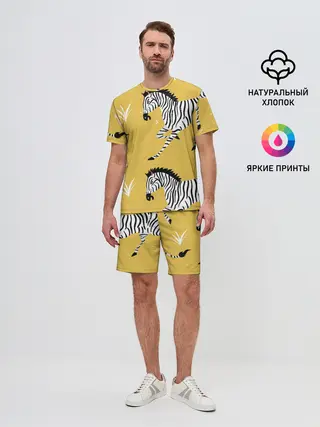 Мужской костюм с шортами / Зебра АРТ