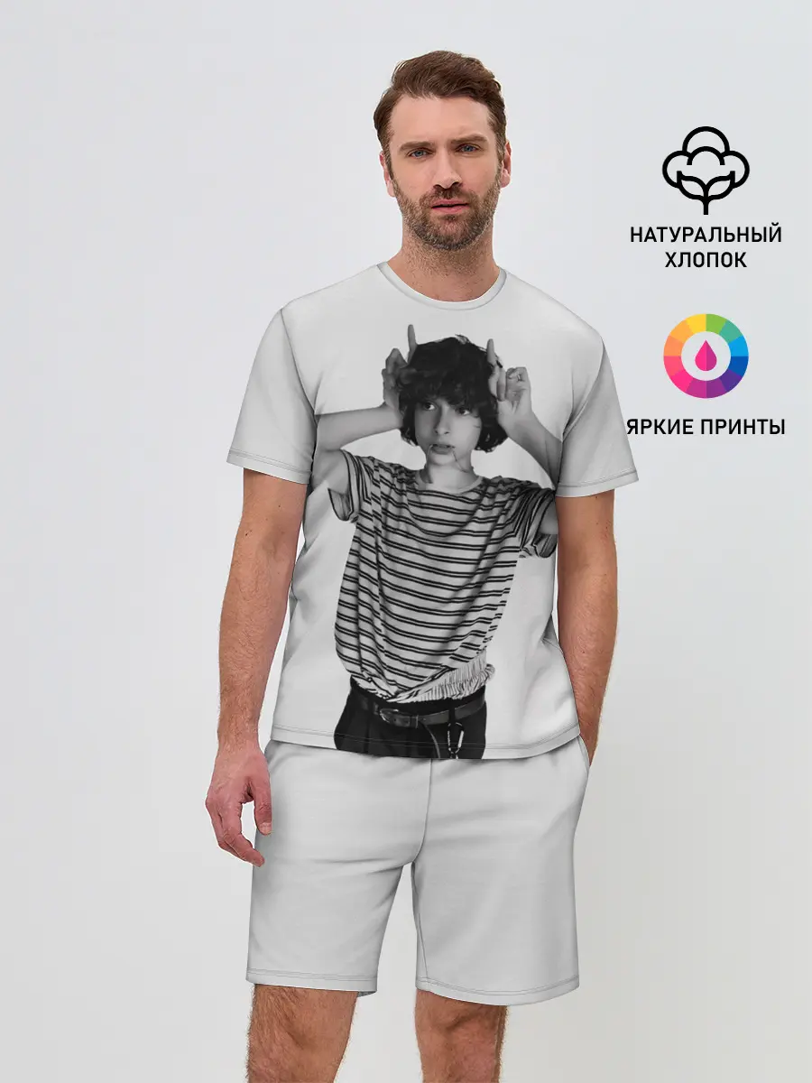 Мужской костюм с шортами / finn wolfhard