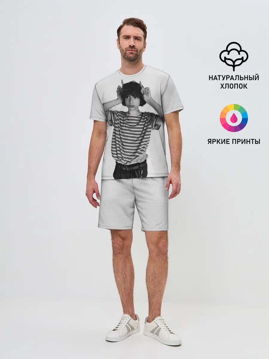 Мужской костюм с шортами / finn wolfhard