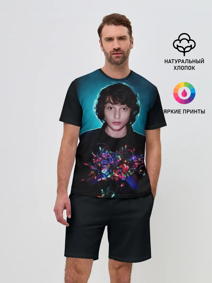 Мужской костюм с шортами / finn wolfhard