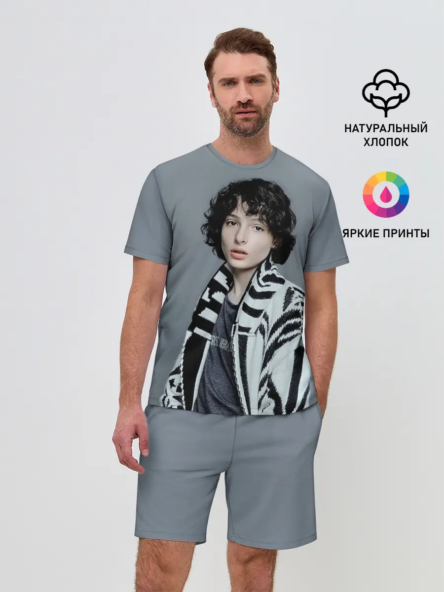 Мужской костюм с шортами / finn wolfhard