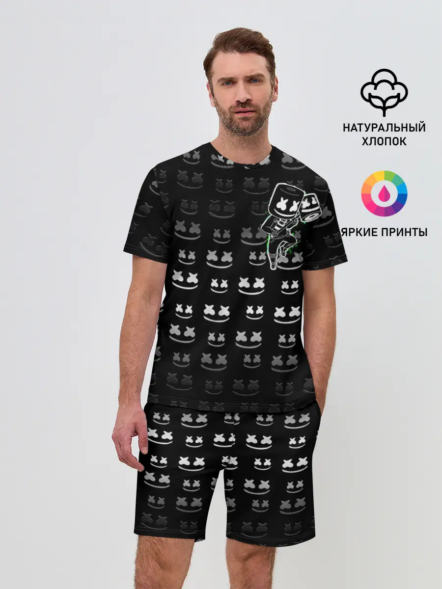 Мужской костюм с шортами / FORTNITE X MARSHMELLO