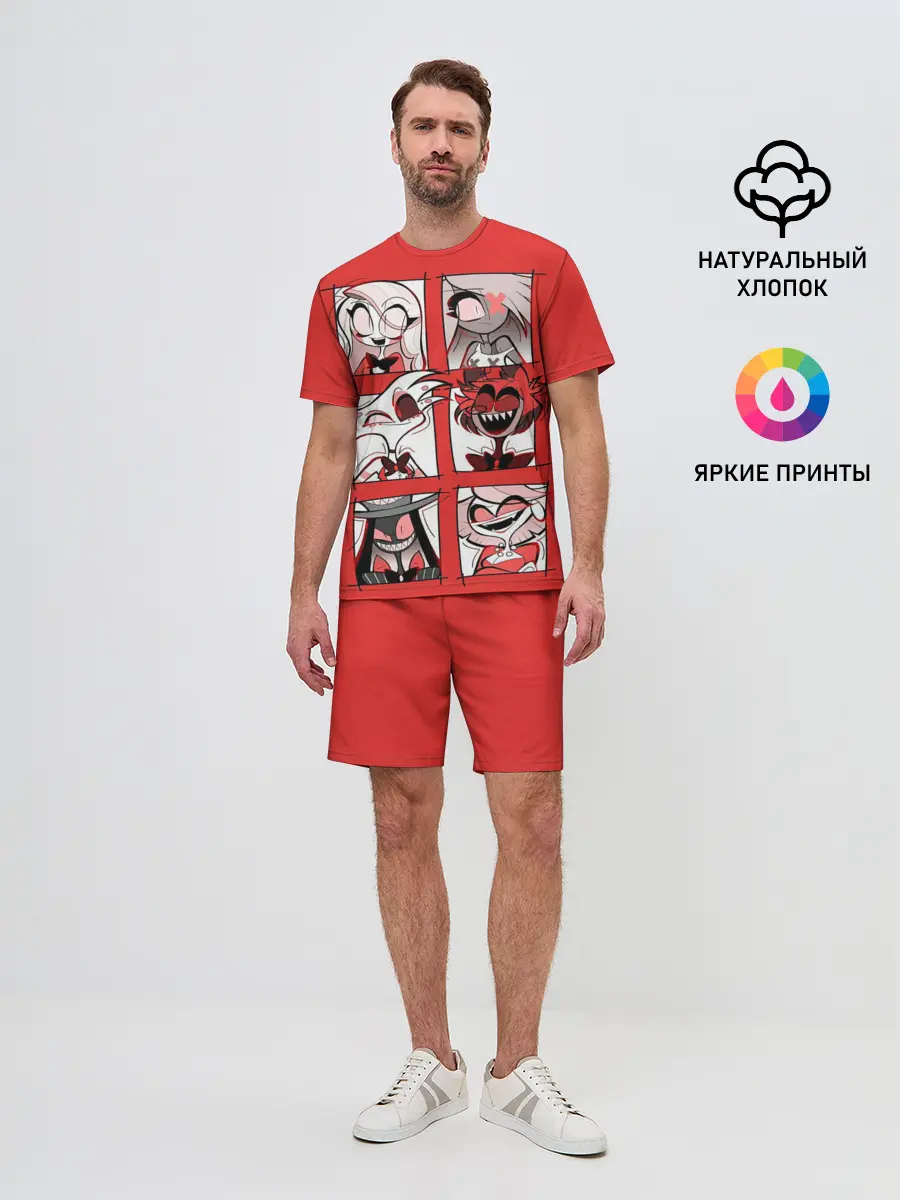 Мужской костюм с шортами / Hazbin Hotel