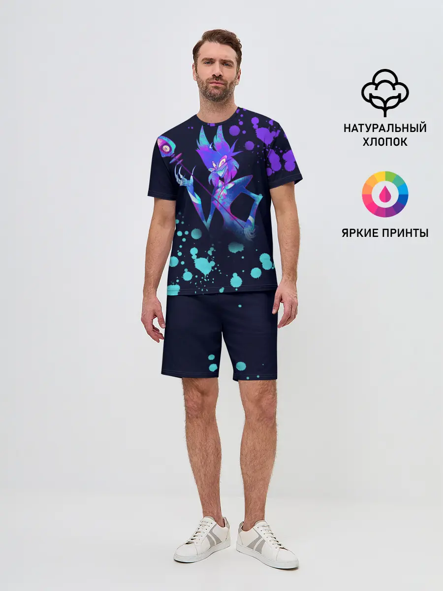 Мужской костюм с шортами / Hazbin Hotel