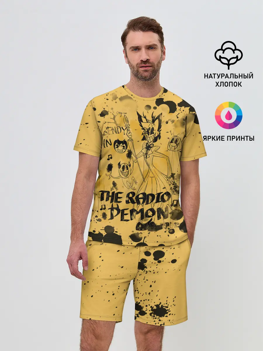 Мужской костюм с шортами / Hazbin Hotel