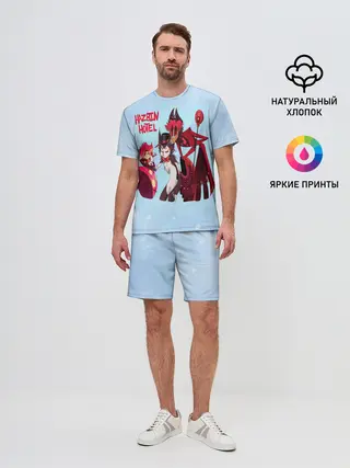 Мужской костюм с шортами / Отель хазбин