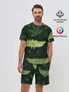 Мужской костюм с шортами / Милый крокодил