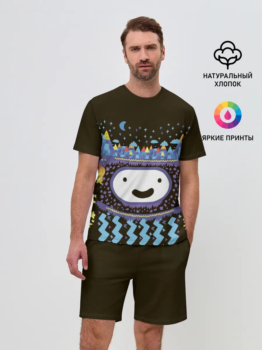 Мужской костюм с шортами / Время приключений Snow