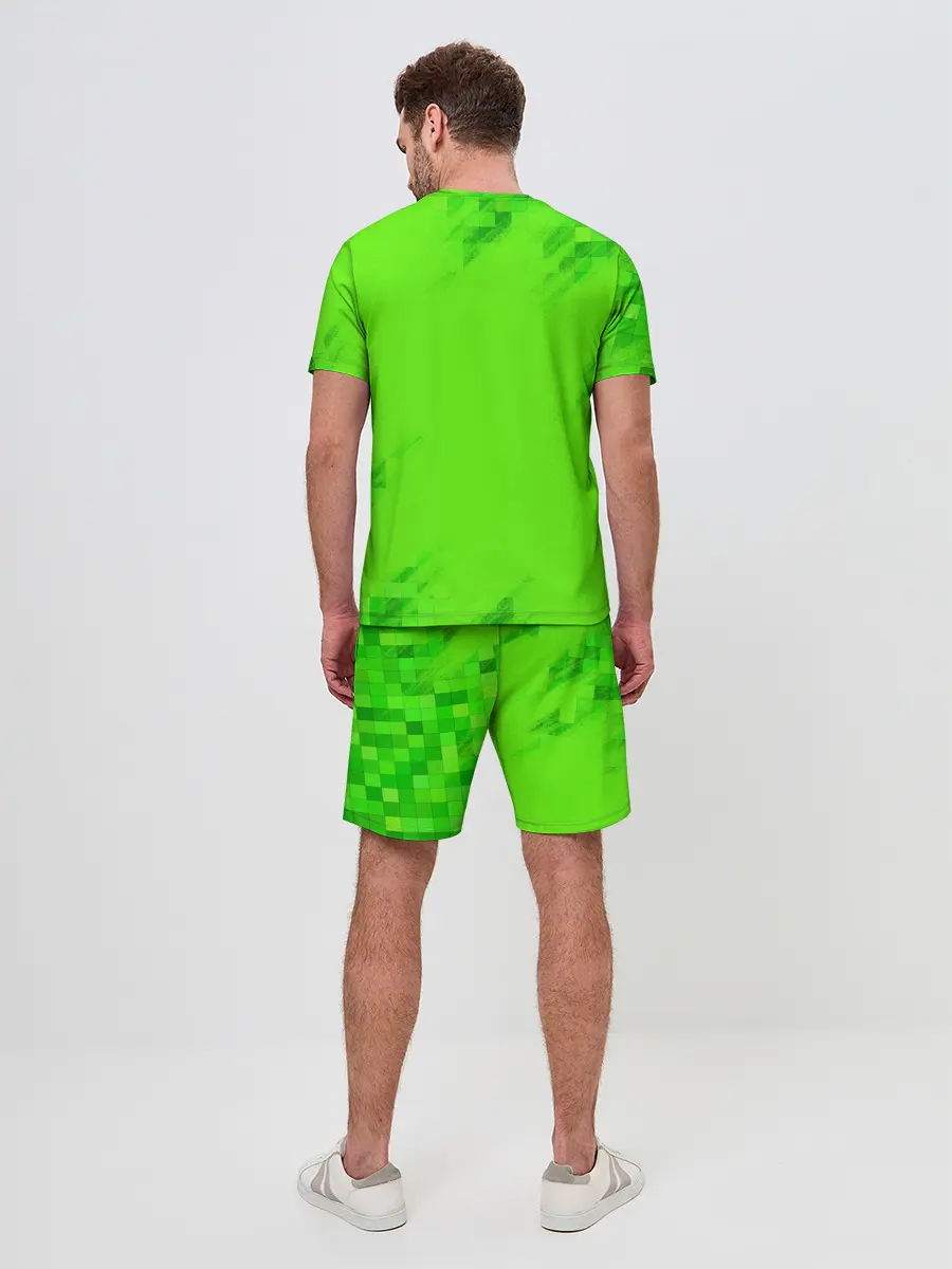 Мужской костюм с шортами / MINECRAFT