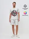 Мужской костюм с шортами / Череп