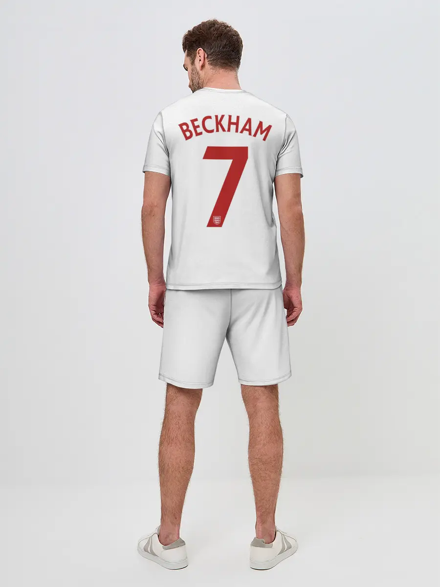 Мужской костюм с шортами / Дэвид Бекхэм Англия Ретро
