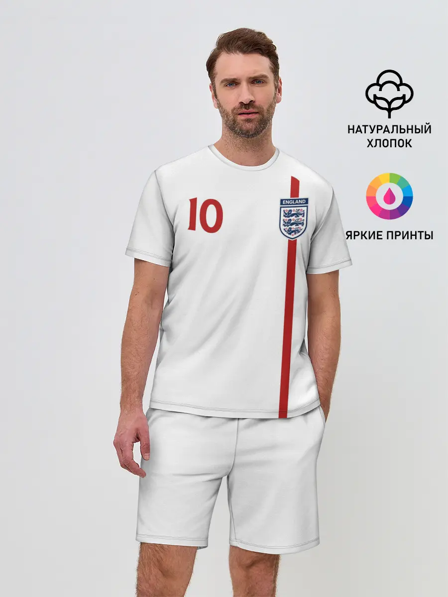 Мужской костюм с шортами / Майкл Оуэн Англия Ретро