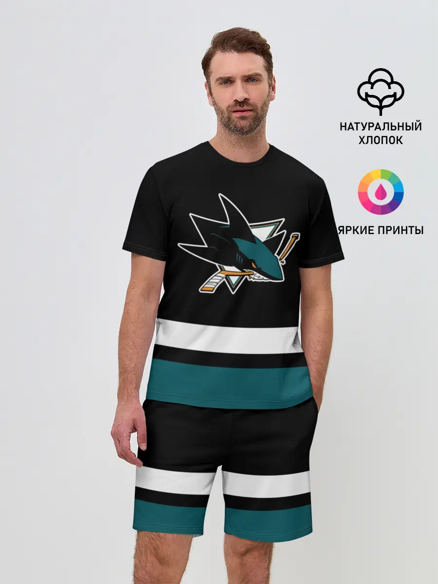 Мужской костюм с шортами / Сан-Хосе Шаркс