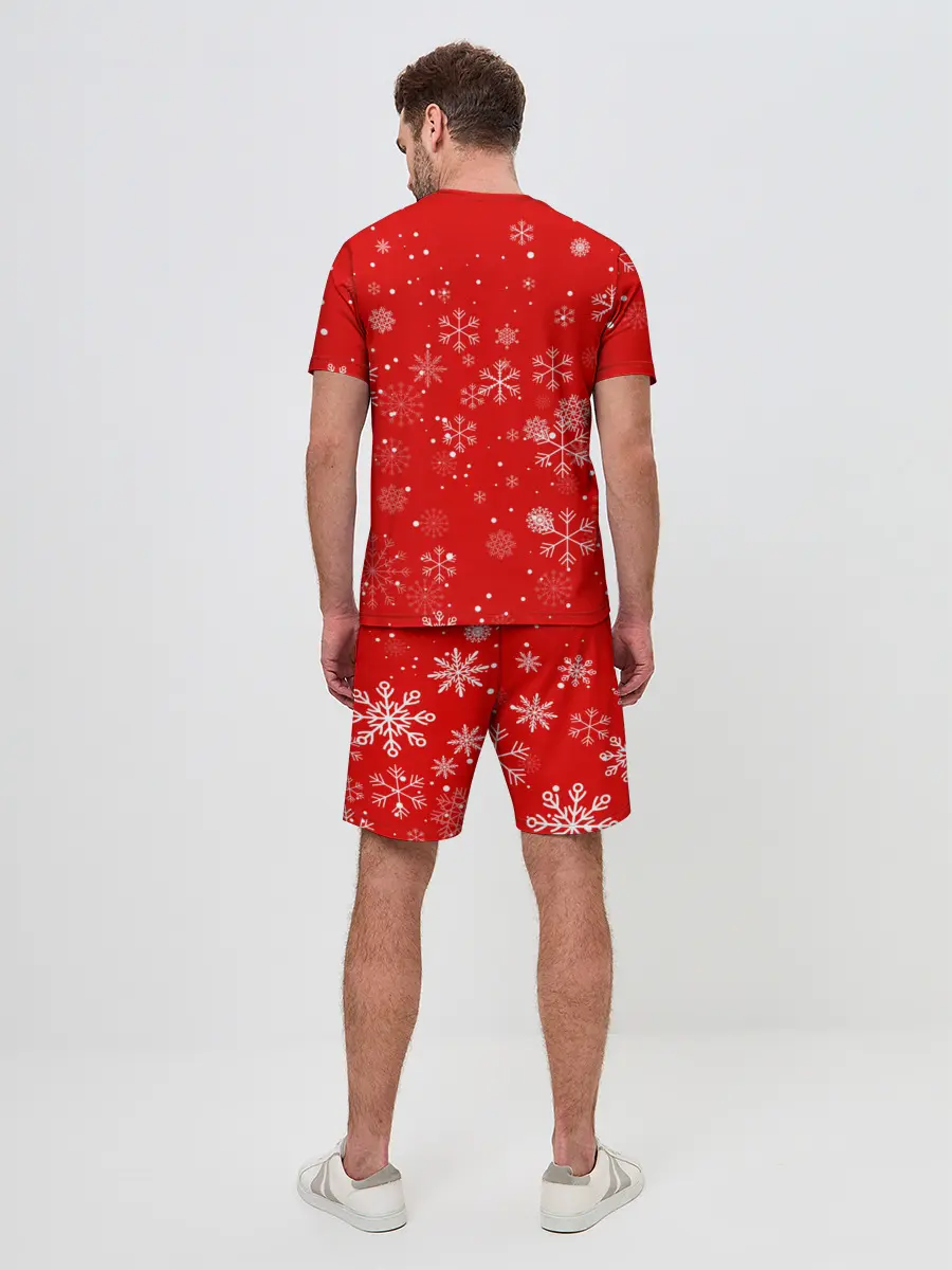 Мужской костюм с шортами / FORTNITE НОВОГОДНИЙ.