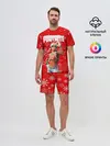 Мужской костюм с шортами / FORTNITE НОВОГОДНИЙ.