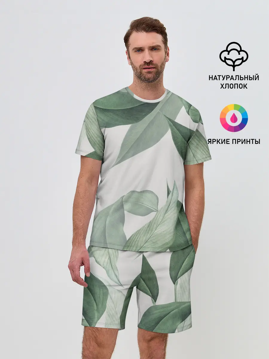 Мужской костюм с шортами / Из тропиков