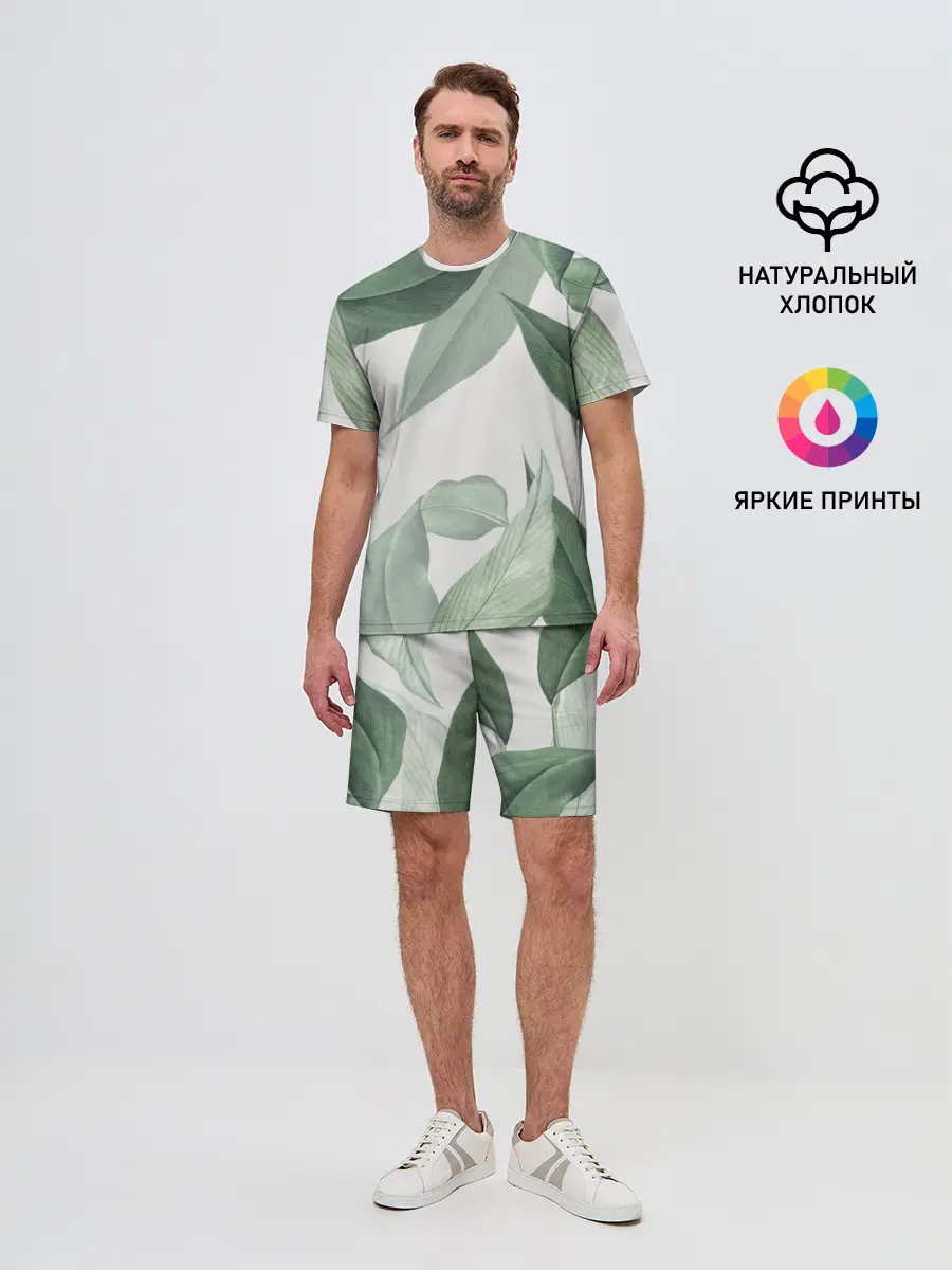 Мужской костюм с шортами / Из тропиков