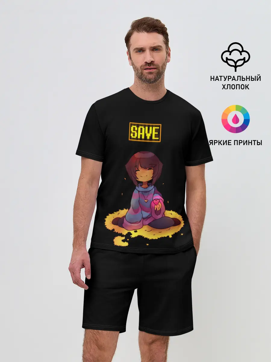 Мужской костюм с шортами / UNDERTALE FRISK