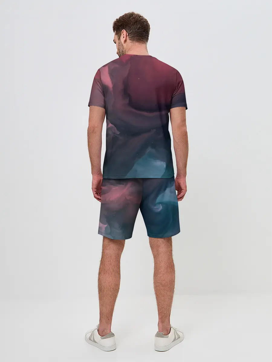 Мужской костюм с шортами / Танцующие коты