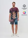 Мужской костюм с шортами / Танцующие коты