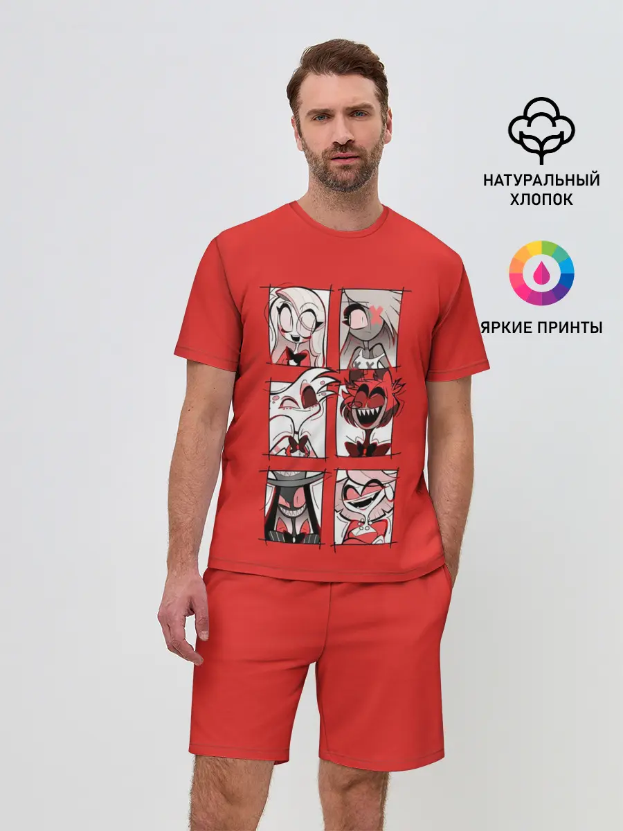 Мужской костюм с шортами / Hazbin Hotel