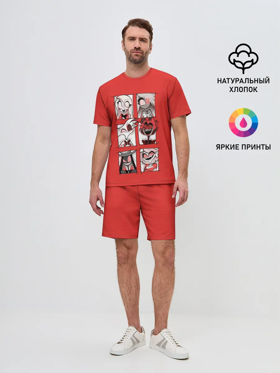 Мужской костюм с шортами / Hazbin Hotel