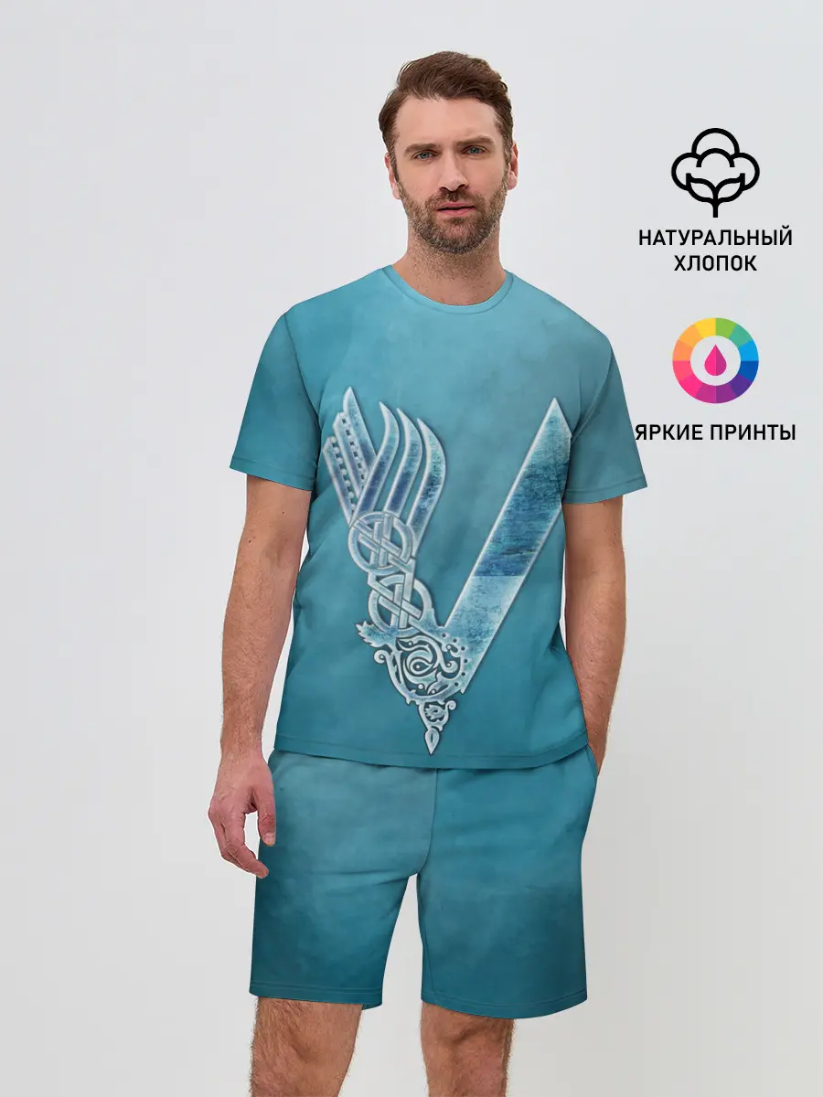 Мужской костюм с шортами / vikings