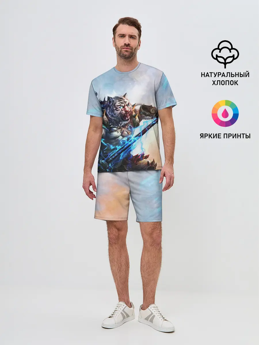 Мужской костюм с шортами / Warrior Zoomorph