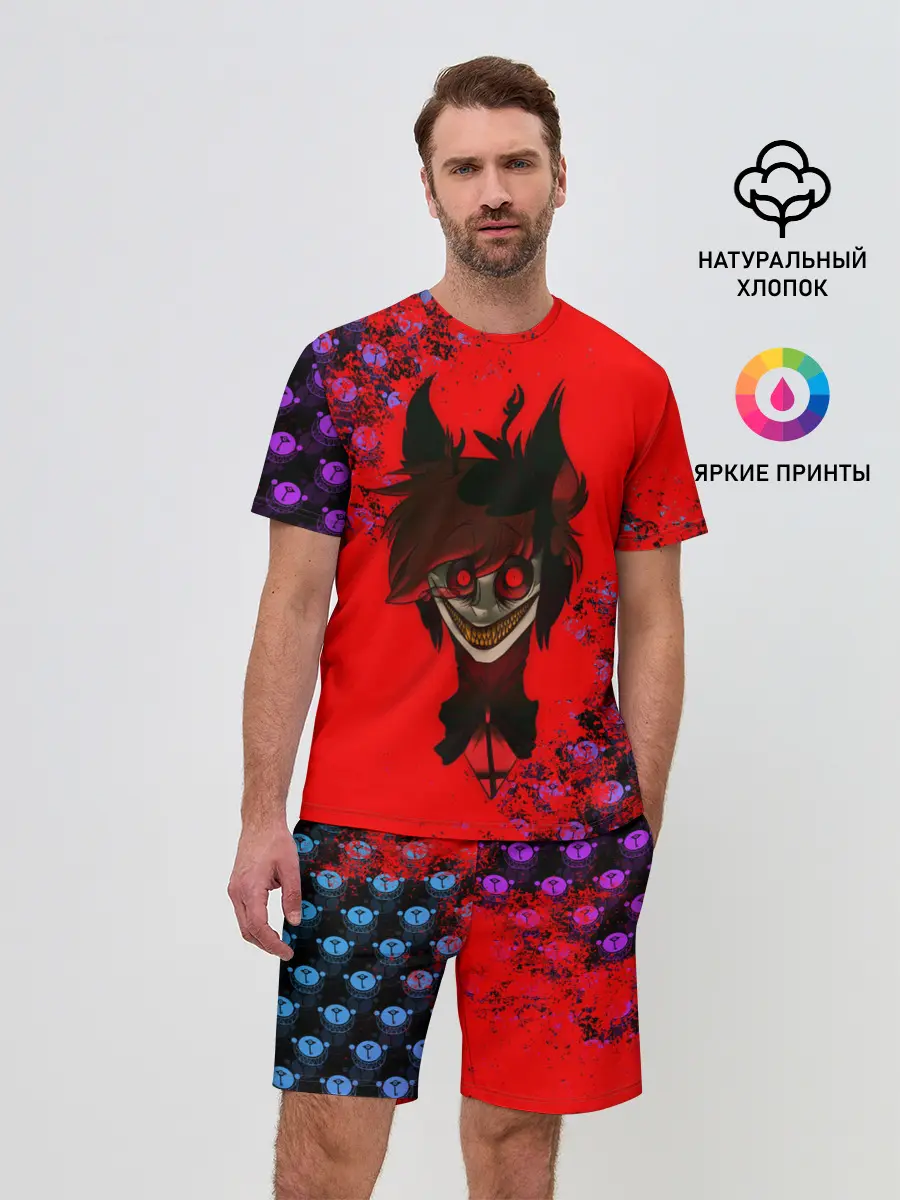 Мужской костюм с шортами / Hazbin Hotel Alastor