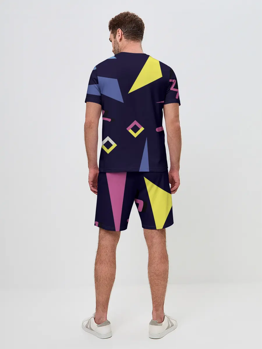 Мужской костюм с шортами / Танец геометрии