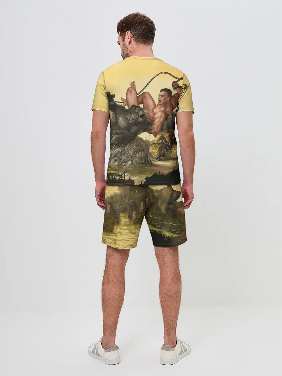 Мужской костюм с шортами / Aniki Fight Art