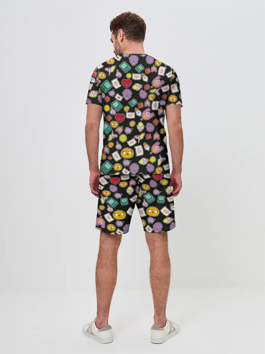 Мужской костюм с шортами / Adventure Time stickers