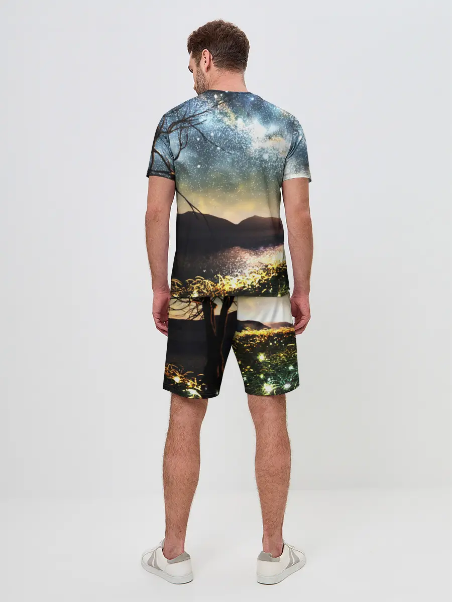 Мужской костюм с шортами / Ночь в горах