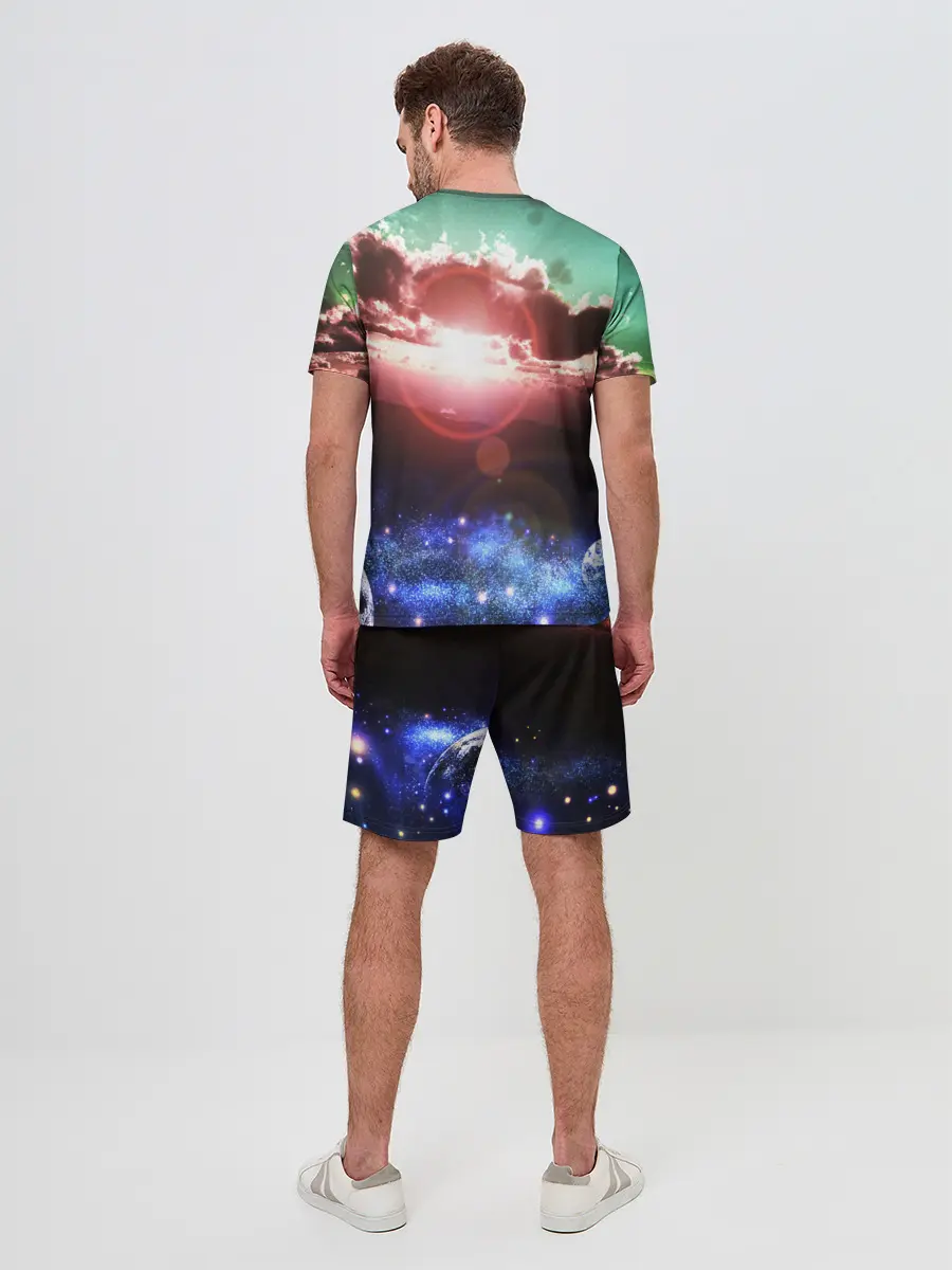 Мужской костюм с шортами / ЗАКАТ НОЧНОЙ