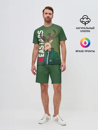 Мужской костюм с шортами / Выдающиеся звери