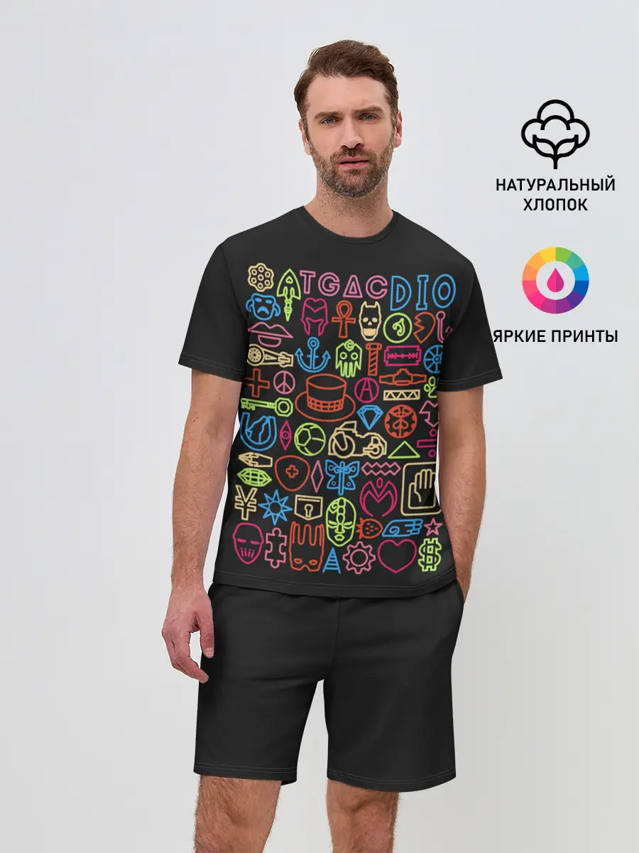 Мужской костюм с шортами / Приключения ДжоДжо