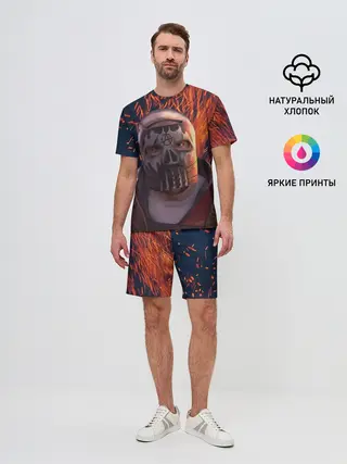 Мужской костюм с шортами / Sparks Rust