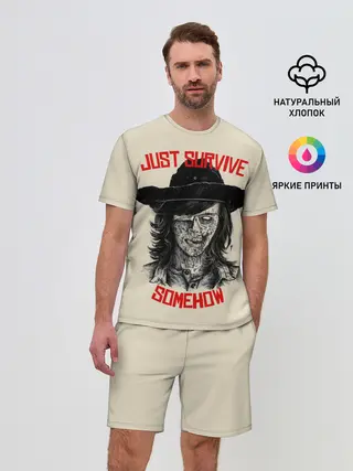 Мужской костюм с шортами / Gust survive smehow