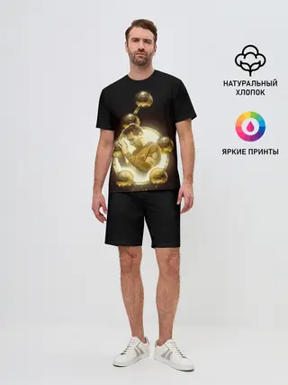 Мужской костюм с шортами / Месси шестикратный