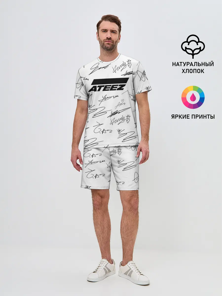Мужской костюм с шортами / ATEEZ АВТОГРАФЫ