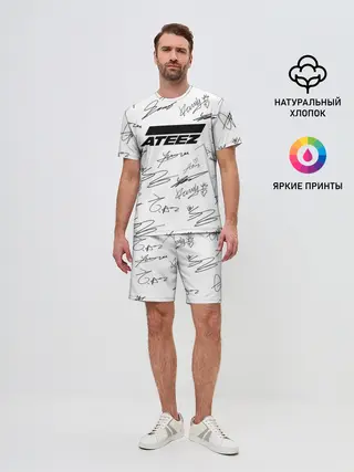 Мужской костюм с шортами / ATEEZ АВТОГРАФЫ