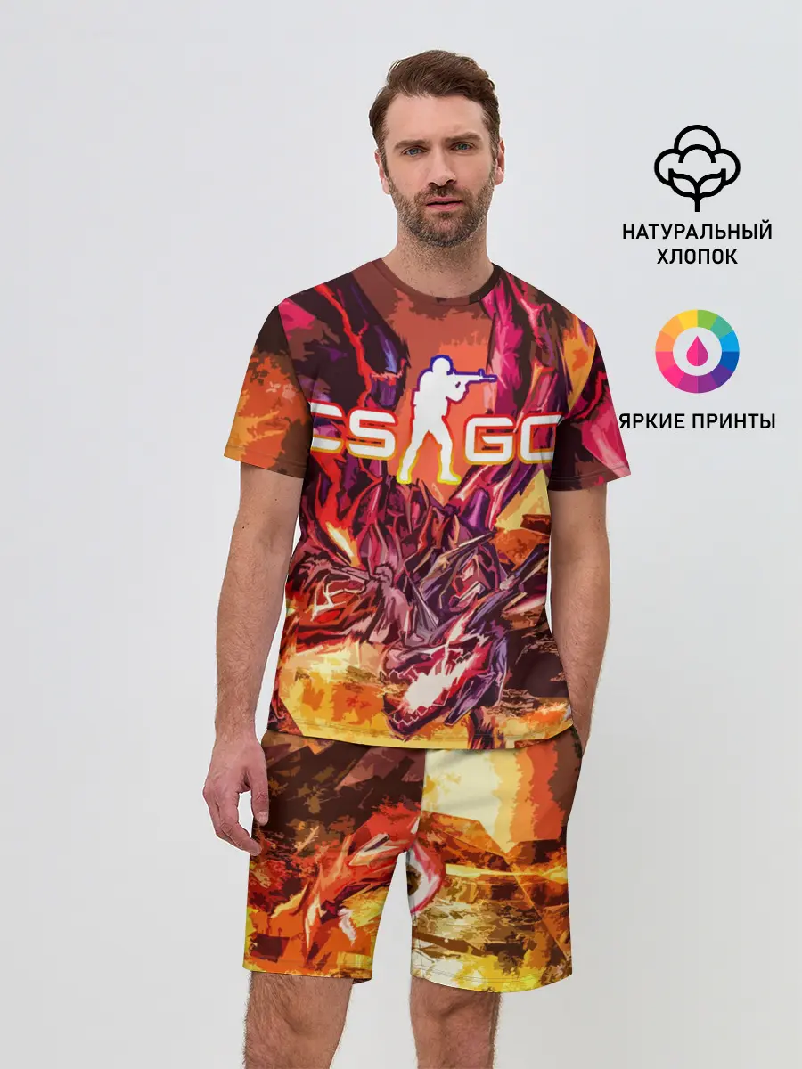 Мужской костюм с шортами / CS GO