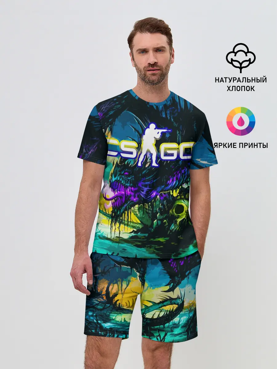 Мужской костюм с шортами / CS GO