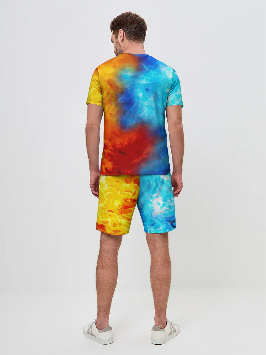 Мужской костюм с шортами / Битва огней x Драконы