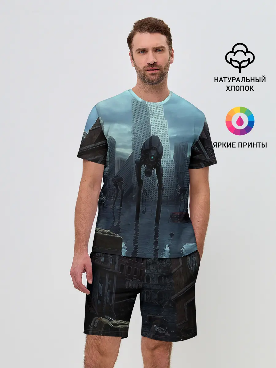 Мужской костюм с шортами / Халф-лайф