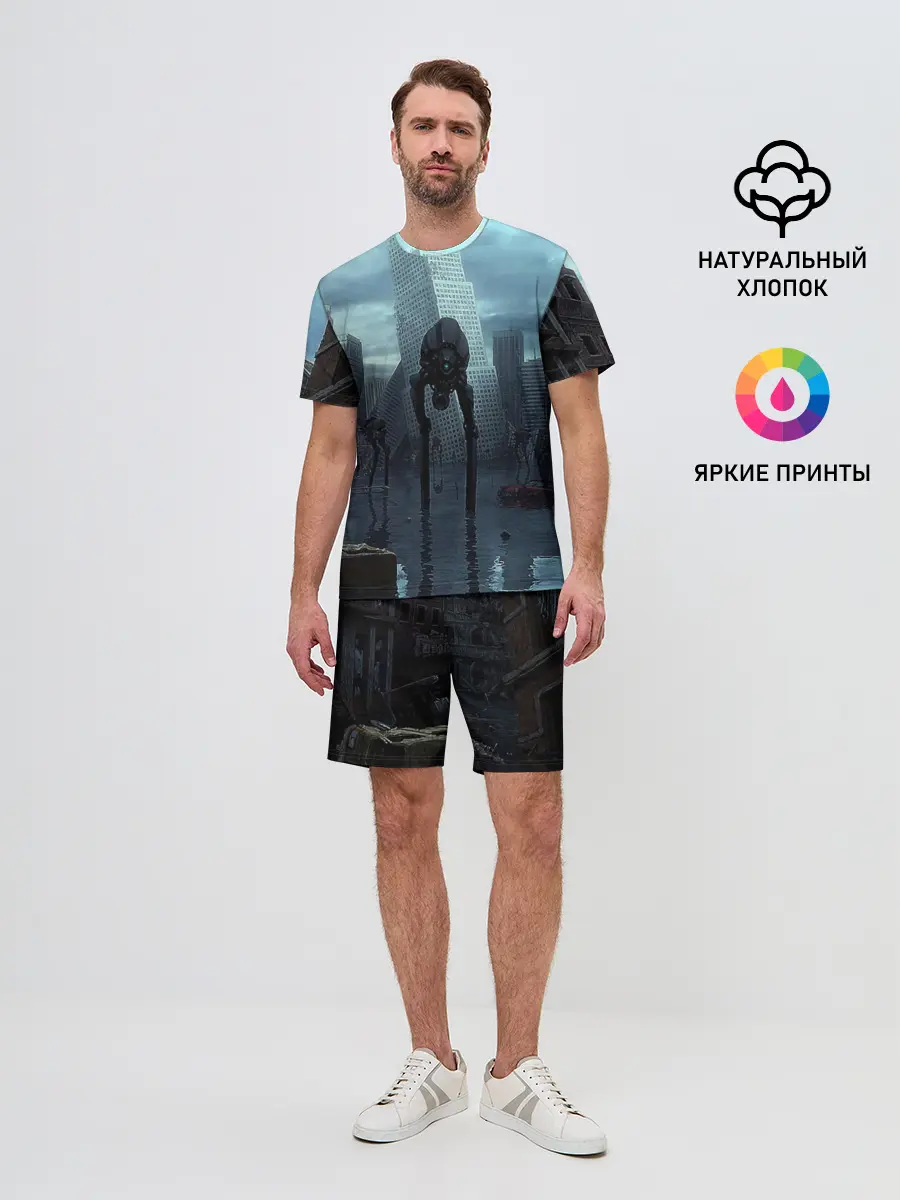 Мужской костюм с шортами / Халф-лайф