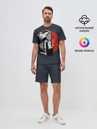 Мужской костюм с шортами / Принцесса Мононоке