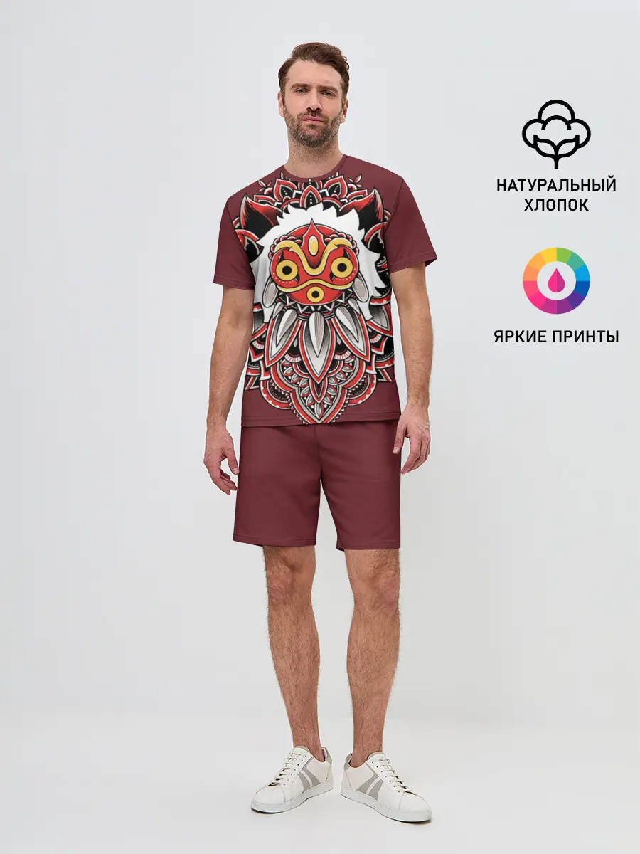 Мужской костюм с шортами / Принцесса Мононоке